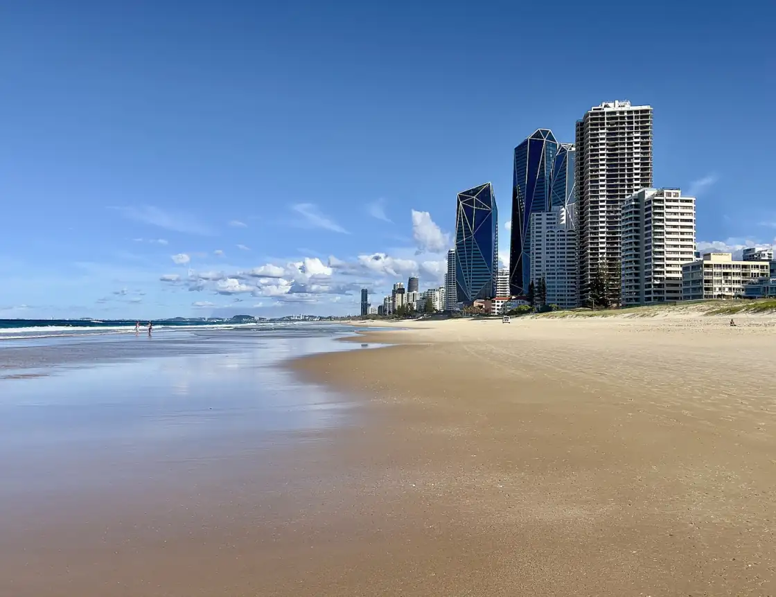 Aerial view of Broadbeach, Gold Coast