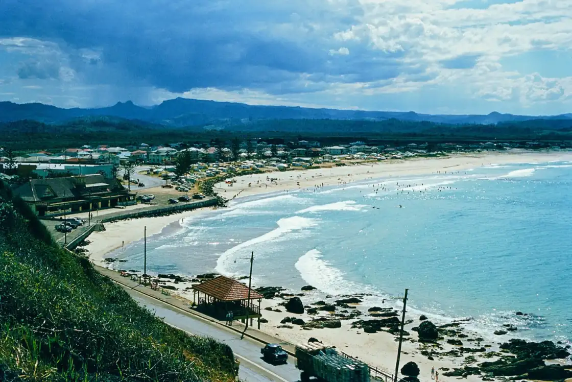 Aerial view of Kirra, Gold Coast